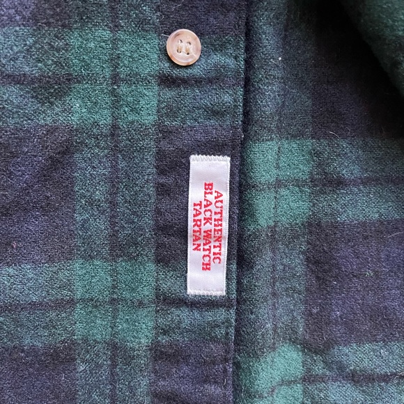 Vintage Pendleton Men’s Virgin Wool Button Shirt Blue Plaid Large - Picture 5 of 12